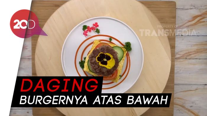 Super Yummy! Menyantap Burger Tanpa Roti