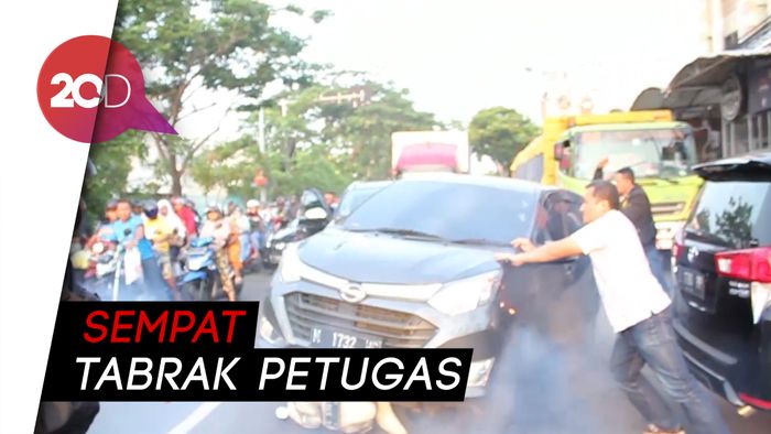 Ada Perlawanan, Penangkapan Buronan Bikin Heboh Jalanan Surabaya