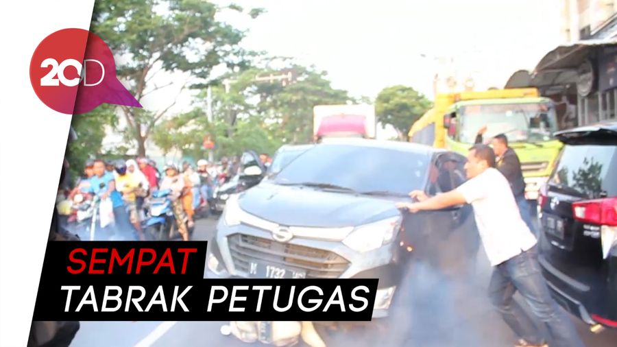Ada Perlawanan, Penangkapan Buronan Bikin Heboh Jalanan Surabaya