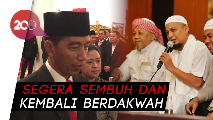 Doa Jokowi Teruntuk Ustaz Arifin Ilham