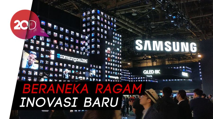 Keseruan Booth Samsung di CES 2019