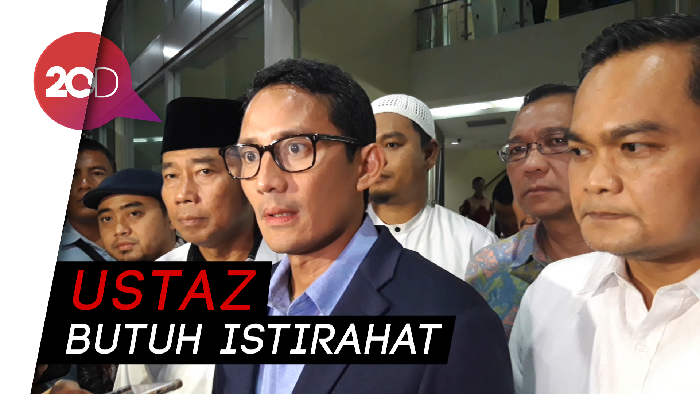 Sandi: Arifin Ilham Perlu Istirahat, Minta Didoakan dari Rumah