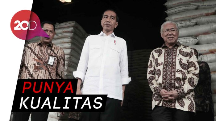 Kata Jokowi Beras Bulog Tokcer Tanpa Cacat