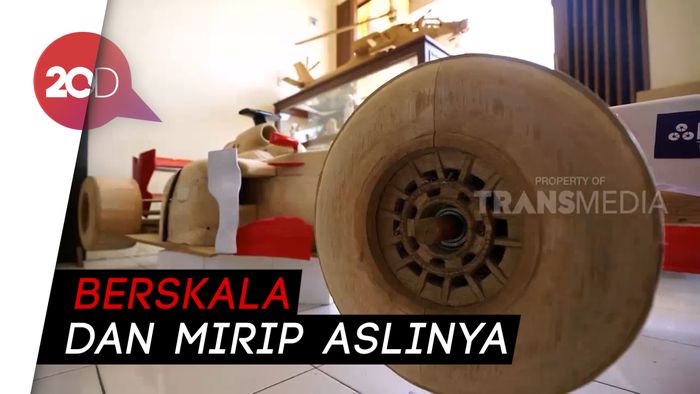 Kreatif! Aneka Kerajinan Kendaraan dari Kayu Albasia 