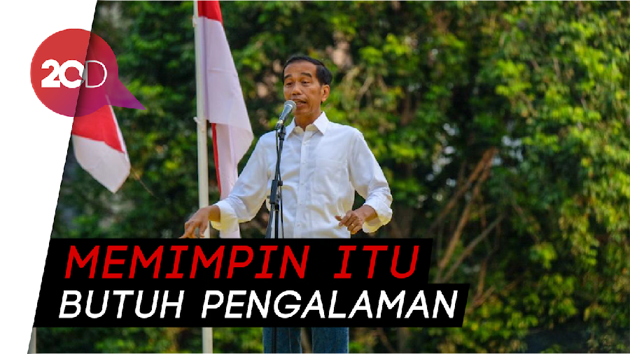 Jokowi Nyindir, Jangan Coba Pimpin Negara Jika Tak Berpengalaman