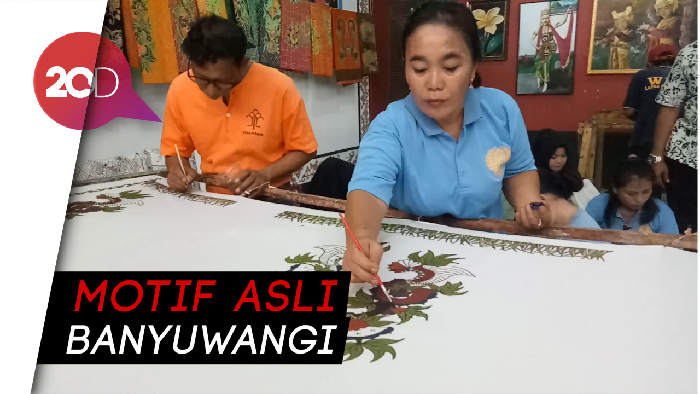 Batik Tulis Bagajo Karya Warga Lapas Banyuwangi Keren Banget!