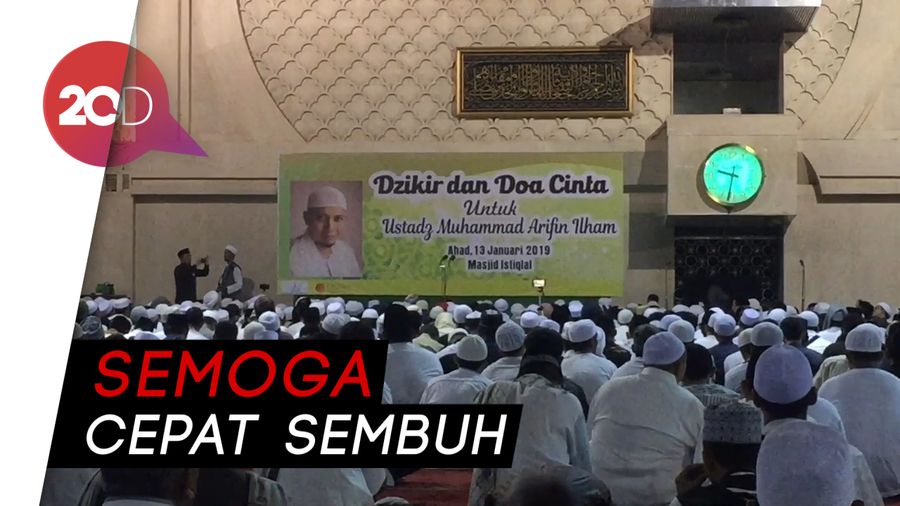 Zikir Bersama Digelar untuk Kesembuhan Ustaz Arifin Ilham