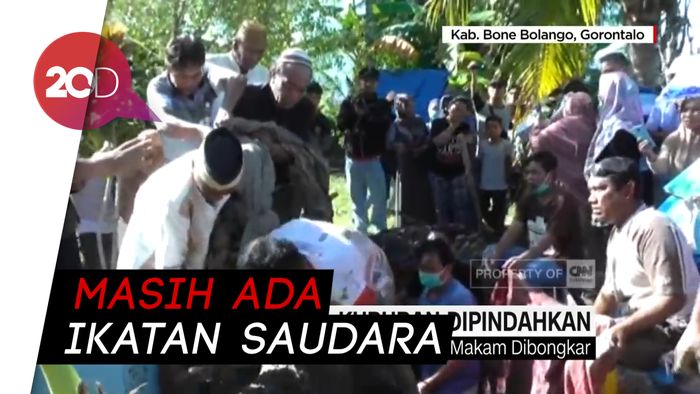 Miris! Beda Pilihan Caleg, Dua Kuburan Terpaksa Dipindahkan