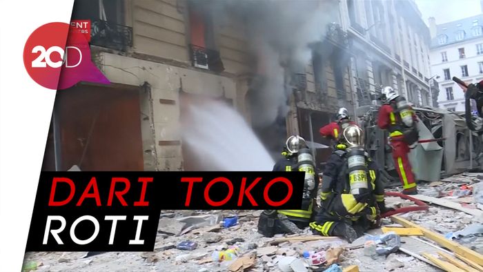 Paris Diguncang Ledakan Gas, Puluhan Orang Terluka