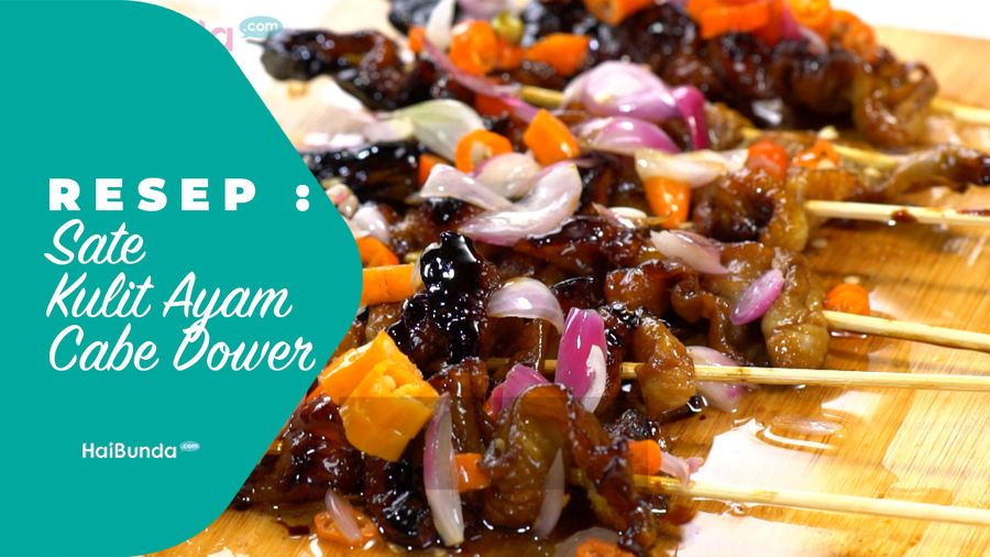 Resep Sate Kulit Ayam Cabe Dower