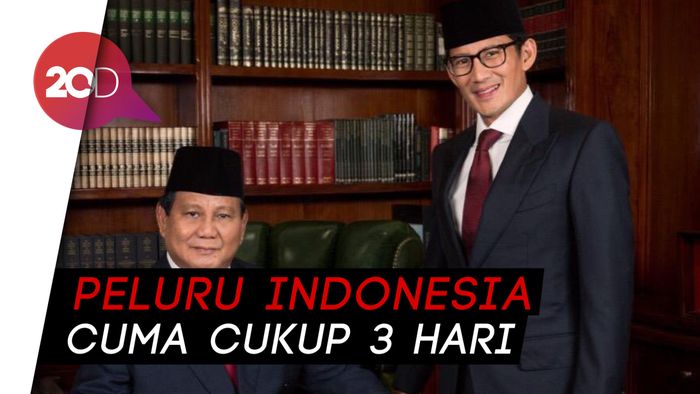 Prabowo: 10 Tahun Indonesia Sudah Setengah Mati