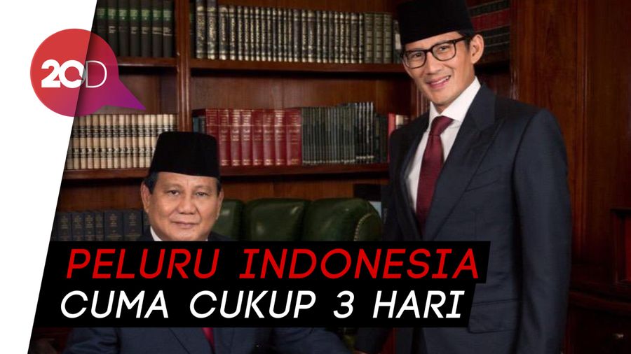 Prabowo: 10 Tahun Indonesia Sudah Setengah Mati