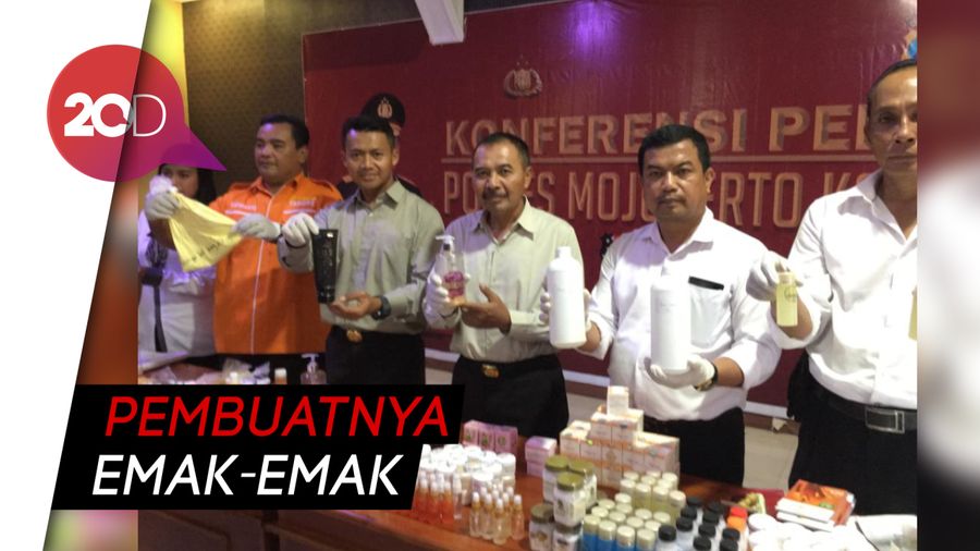  Tak Disangka! Ratusan Komestik Ilegal Ini Buatan Emak-emak