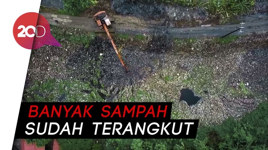 Wajah Kali Pisang Batu Terkini dari Lensa Drone