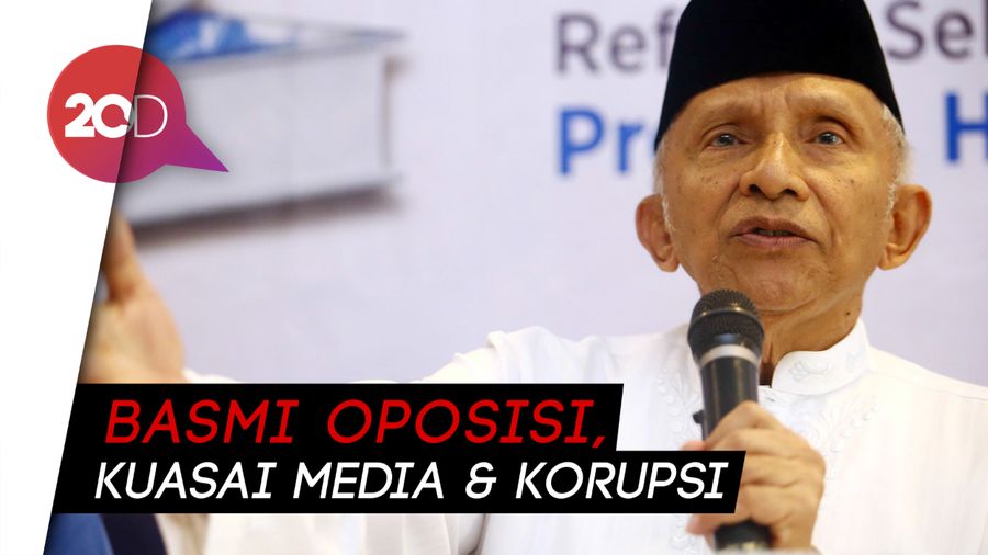 Amien Rais Sebut 3 Ciri Jokowi Otoriter