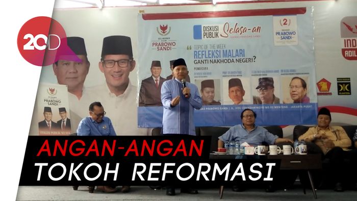 Beri Julukan Jokowi Presiden Bebek Lumpuh, Amien Rais Yakin Menang