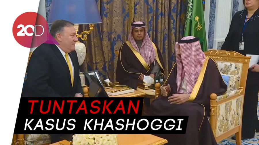  Pompeo Temui Raja Salman dan MBS Bahas Khashoggi