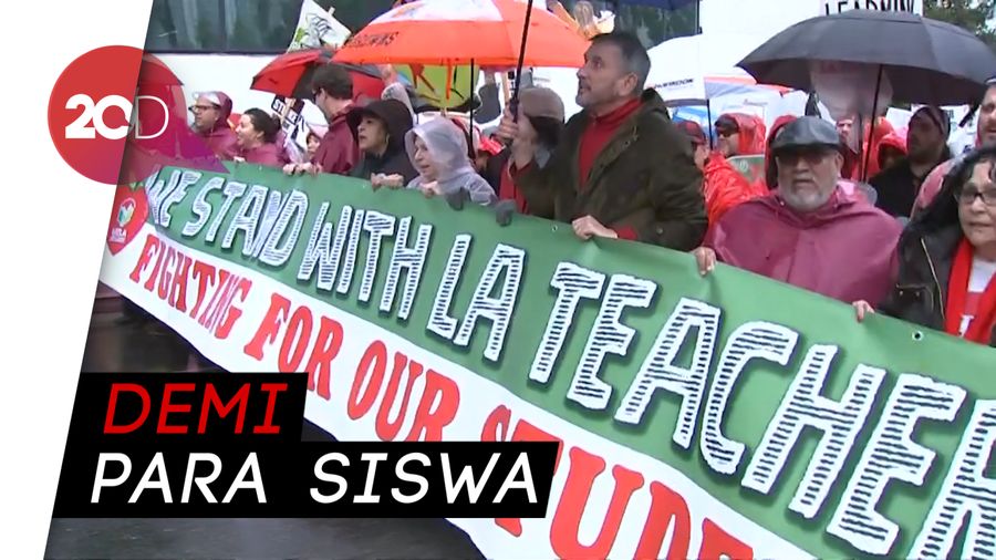 Puluhan Ribu Guru di AS Demo Tuntut Kenaikan Gaji