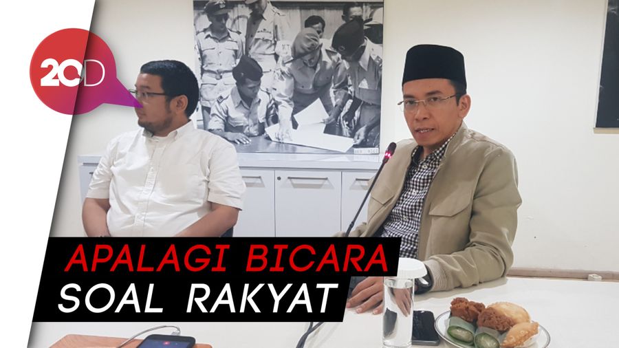 TGB Sebut Pidato Prabowo Sudah Dikerjakan Jokowi