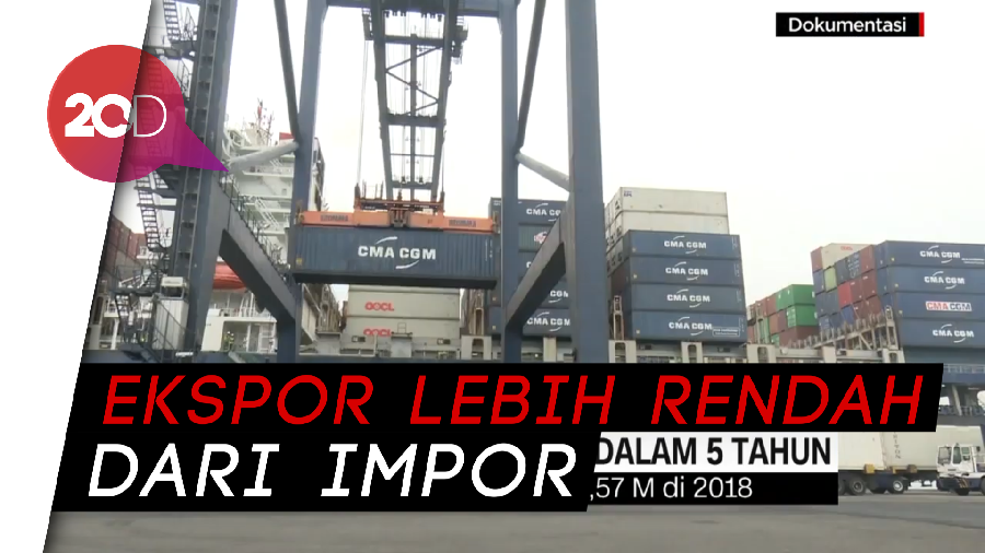 Duh! Defisit Neraca Perdagangan 2018 Terburuk Sejak 1945