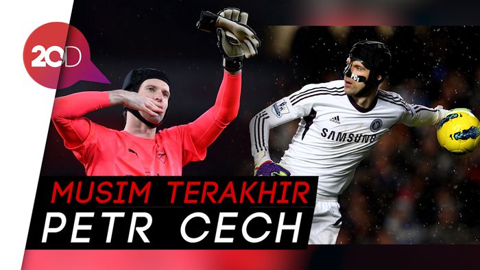 Petr Cech Gantung Sepatu