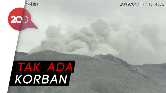 Gunung Berapi di Pulau Terpencil Jepang Meletus!