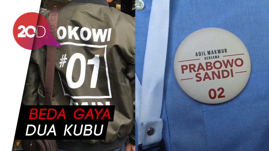 Jaket Bomber Jokowi Vs Kemeja Biru Prabowo