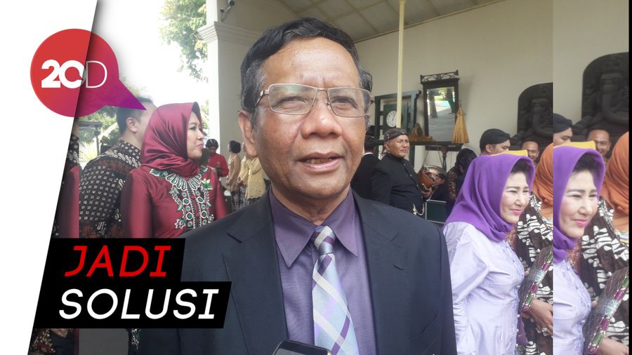 Mahfud MD Setuju Pusat Legislasi Nasional Solusi Jokowi