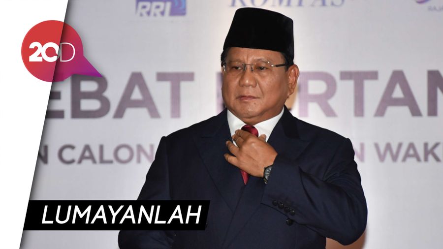 Prabowo Ngaku Tegang Jalani Debat Pertama