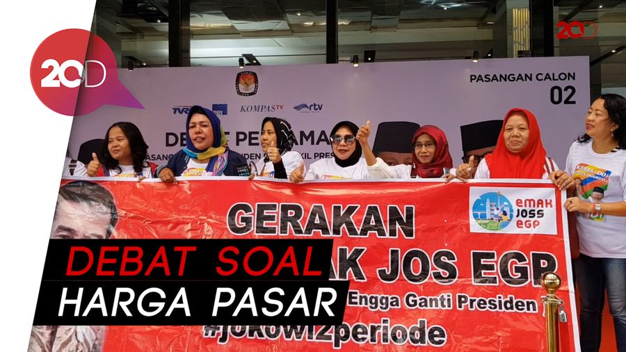 Tak Hanya Paslon, Emak-emak Relawan Pendukung Juga Siap Debat