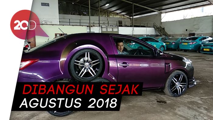 Usai Mobil Bermuka Dua, Kini Muncul Sedan Beroda 8 dari Bandung