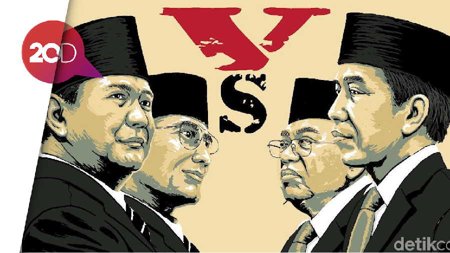 Adu Visi-Misi Jokowi-Maruf Vs Prabowo-Sandi di Debat Perdana