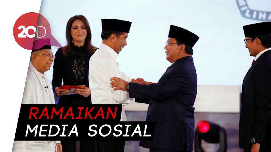 #01UnggulDebat hingga #PrabowoSandiMenangDebat Trending di Twitter