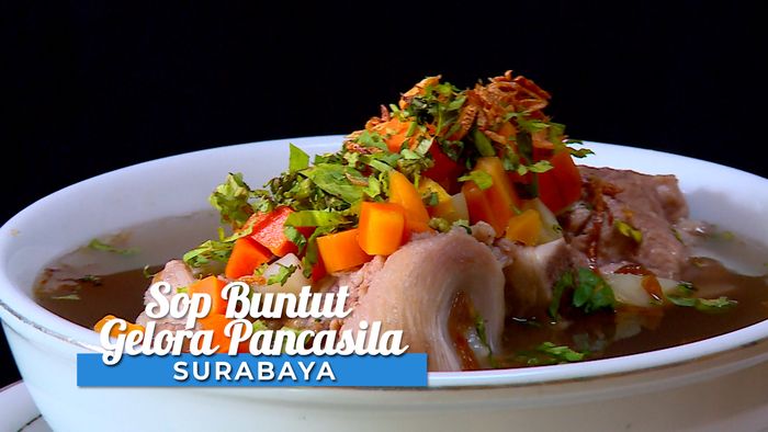 Sarapan Sop Buntut Gelora Pancasila, Surabaya
