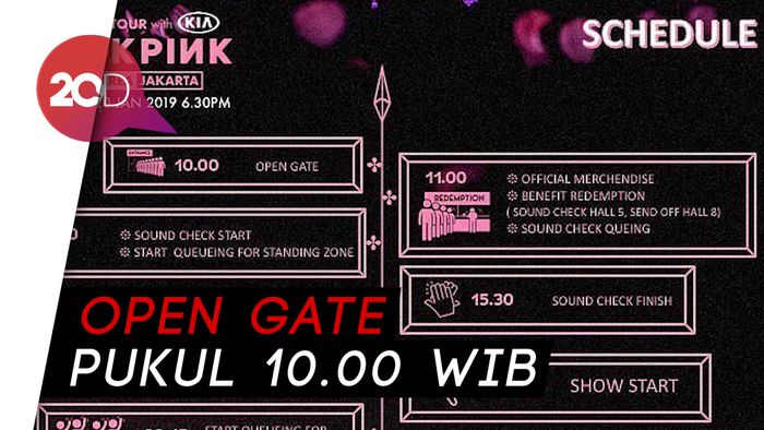 Dear BLINK, Jangan Bingung! Ini Alur Konser BLACKPINK di ICE BSD