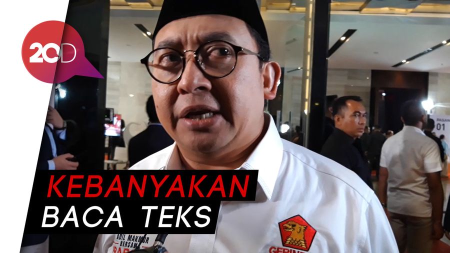 Kritik Fadli Zon ke Jokowi di Debat Pilpres 2019