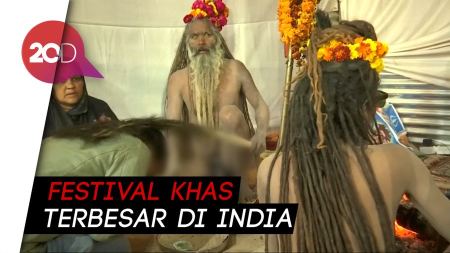 Mengenal Naga Sadhus, Petapa Suci Telanjang dalam Kumbh Mela