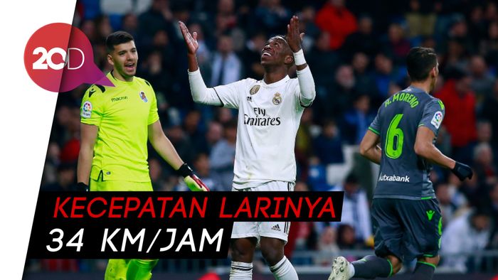 Vinicius Junior Lebih Ngebut dari Cristiano Ronaldo