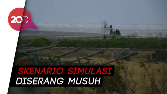 Antisipasi Manuver China, Taiwan Gelar Latihan Perang