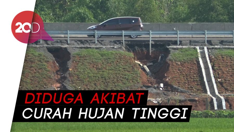 Fondasi Longsor, Tol Pemalang-Batang KM 321 Retak