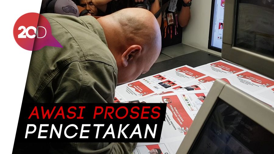 KPU-Bawaslu Kick Off Cetak Surat Suara Pemilu 2019