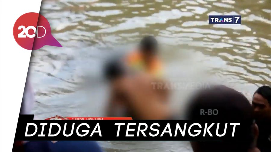 Adu Jago Renang, 2 Remaja Tewas di Sungai Drajat Cirebon