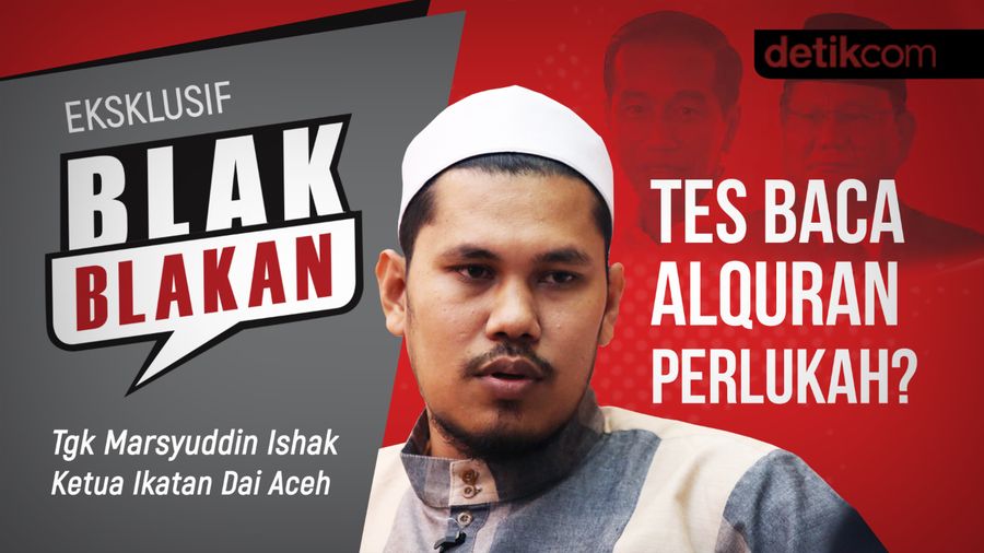 Blak-blakan Ketua Ikatan Dai Aceh, Tes Baca Alquran Perlukah?