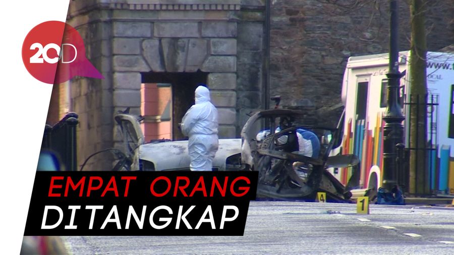 Empat Terduga Pelaku Bom Mobil di Irlandia Ditangkap