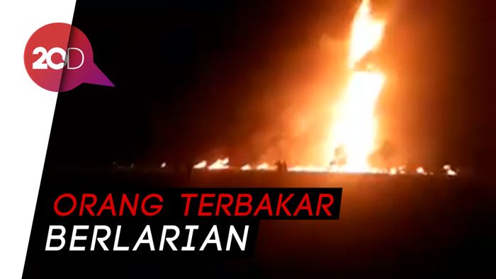 Horor! Kesaksian Detik-detik Ledakan Pipa Minyak di Meksiko
