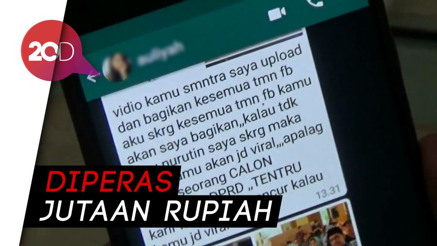 Caleg Nasdem Diperas, Video Bugilnya Diancam Disebar