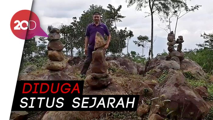 Geger! Penemuan Batu Bersusun di Garut