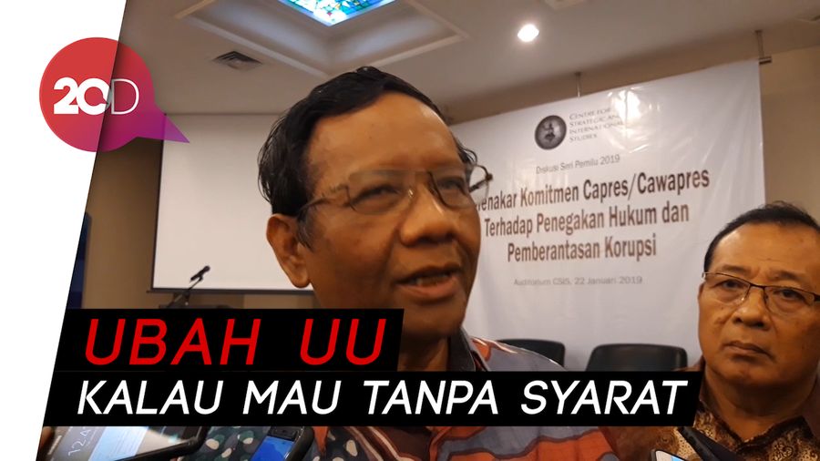 Mahfud Soal Abu Bakar Baasyir: Hanya Bisa Bebas Bersyarat