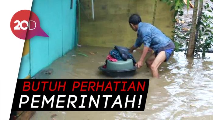 Banjir Kepung Ratusan Rumah di Makassar
