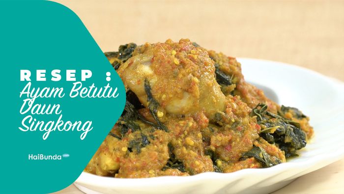 Resep Ayam Betutu Daun Singkong